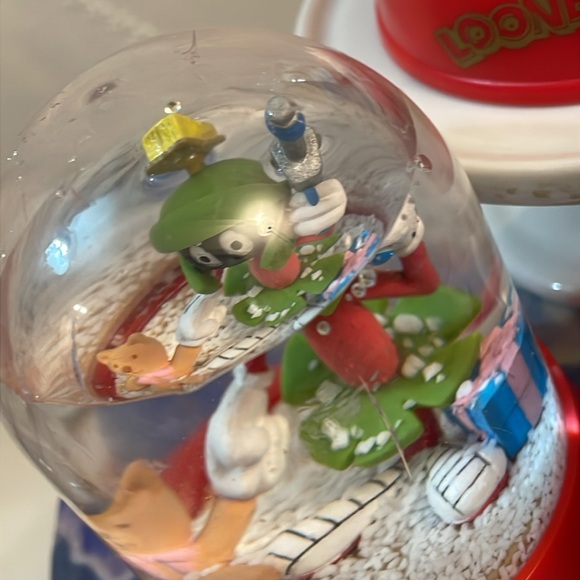 Vtg Looney Tunes By Matrix 3 Mini Snow Globs As Is - Picture 7 of 11